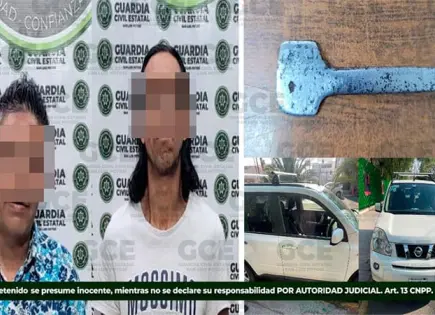 Capturan a presuntos robacarros en Los Filtros