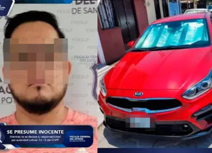 Individuo tra&iacute;a auto con serie alterada 