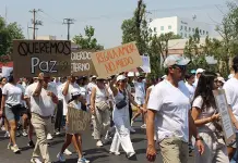 Marcharon cientos en demanda de seguridad