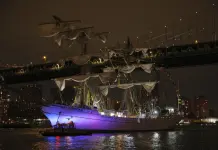 Retorna a México tripulación de buque que chocó en Brooklyn Retorna a México tripulación de buque que chocó en Brooklyn