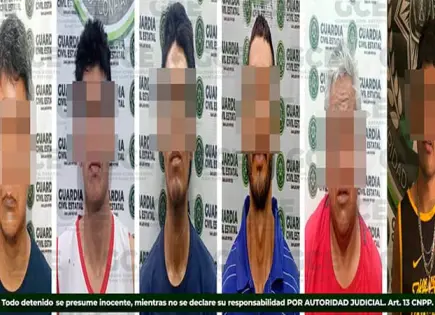 Por violencia familiar arrestan a 6 individuos