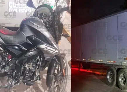 Recuperan remolque y motocicleta robados