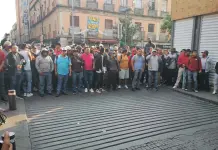 La CNTE bloquea accesos a Palacio Nacional