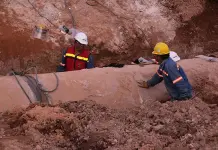 Nueva ruptura en el acueducto de "El Realito" Nueva ruptura en el acueducto de "El Realito"