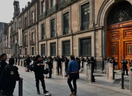 Palacio Nacional amanece sin bloqueos de la CNTE