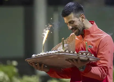N. Djokovic gana en su cumpleaños 38