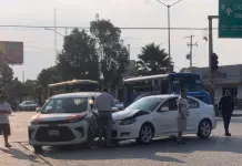 Solo daños materiales tras choque en Soledad Solo daños materiales tras choque en Soledad