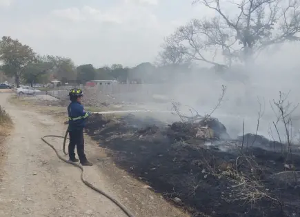 Tres incendios provocados alertan a Ciudad Valles