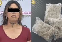 Detienen a mujer que intentó ingresar marihuana oculta en calcetines y vientre al Reclusorio Norte Detienen a mujer que intentó ingresar marihuana oculta en calcetines y vientre al Reclusorio Norte