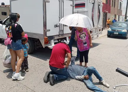 Repartidor resulta herido en accidente en Mar&iacute;a Cecilia