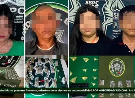 En operativos, detienen a cuatro vendedores de droga