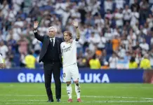 Emotivo adiós para Modric y Ancelotti