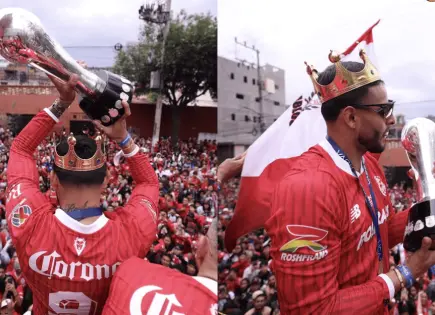 Toluca celebra su título 11 entre goles, fiesta… y ropa interior de Alexis Vega