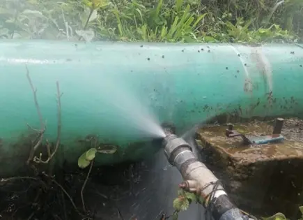 Hallan huachicoleo de agua antes de la zona tének