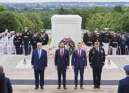 Trump celebra el Día de los Caídos