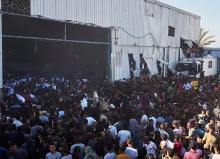 Estampida por comida en Gaza