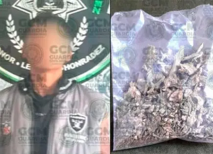 Policías arrestan a  hombre por posesión de “mota”