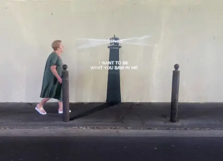 En Marsella, la nueva obra de Banksy