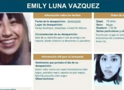 Encuentran sin vida a Emily Luna, estudiante del CCH Oriente