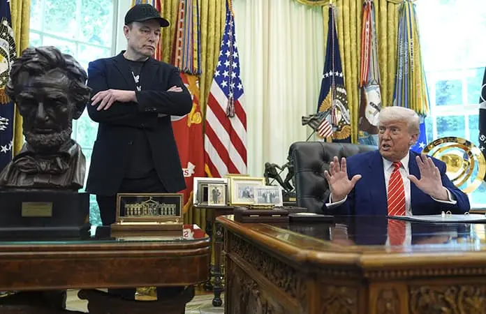 Elon Musk se despide de Donald Trump