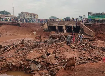 Nigeria sufre tragedia por las intensas lluvias