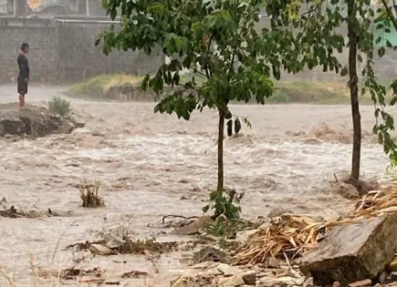 Fotos | Tromba genera caos en Ciudad Valles