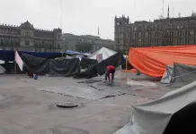 La CNTE cumple 18 días de paro en el Zócalo