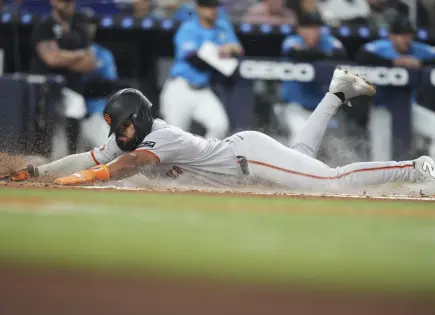 Jonrón de Luis Matos da triunfo a Gigantes sobre Marlins