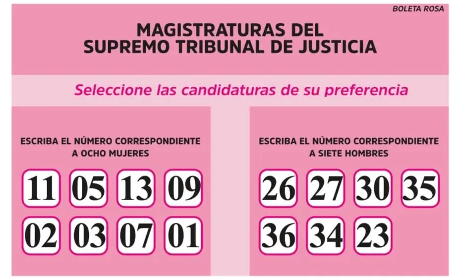 La lista que habría sido promovida desde gobierno del estado/Foto: Especial
