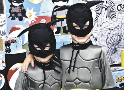 BOSCO Y PAOLO “BATMAN” EN SU CUMPLEAÑOS