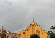 Arco&iacute;ris adorna el cielo de San Luis Potos&iacute; tras la tormenta