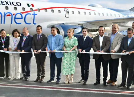 Inaugura Gallardo nueva ruta aérea San Luis Potosí - Atlanta