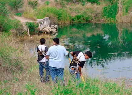 Reforestan paraje Charco Azul