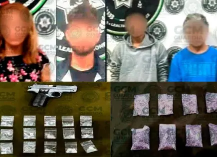 Detienen a cinco infractores en Hogares Populares 