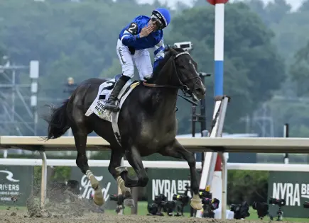 Sovereignty vence a Journalism y gana Belmont Stakes en Saratoga