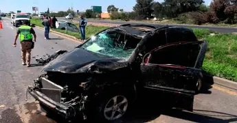 Dos lesionados, arrojan accidentes en la carretera ´57