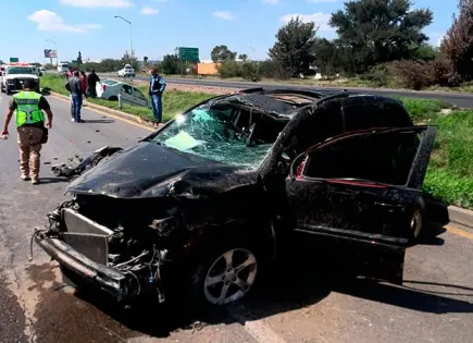 Dos lesionados, arrojan accidentes en la carretera ‘57