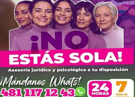 Registran 10 casos al día de violencia contra mujeres