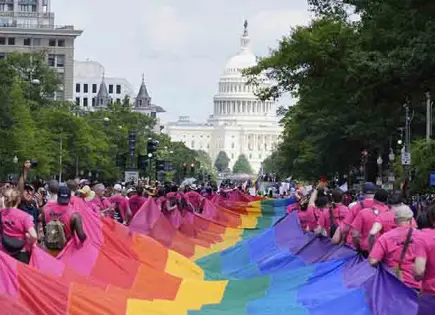 Washington se tiñe de arcoíris