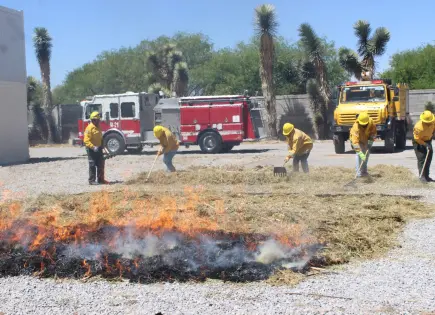 Lluvias reducen incendios en San Luis Potosí