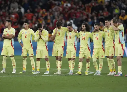 Decepción en la Selección Española tras perder en penales ante Portugal