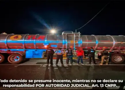 Aseguran pipa con 70 mil litros de “huachicol”