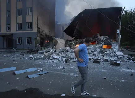 Ataque de drones y misiles deja 3 muertos en Ucrania