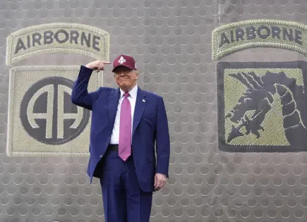 Trump presencia demostración del Ejército en Fort Bragg