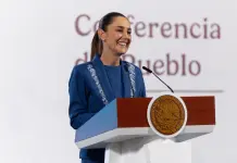 Claudia Sheinbaum afirma que la econom&iacute;a mexicana est&aacute; bien