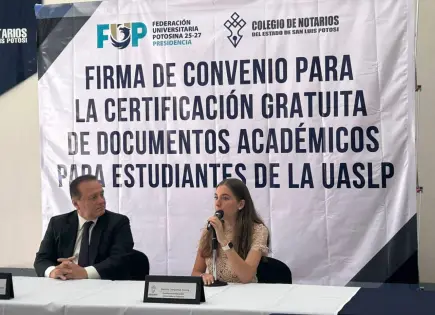 Certificarán sin costo documentos a las y los alumnos de la UASLP