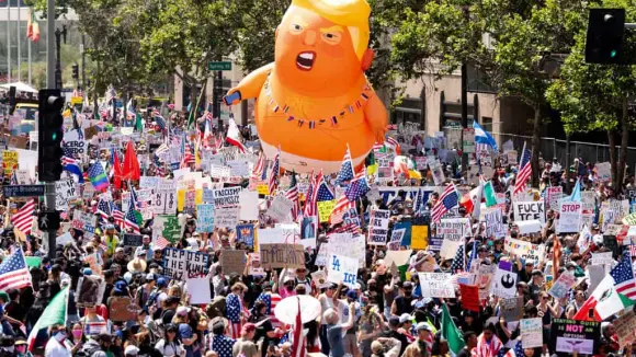 El No Kings Day invade ciudades de EU