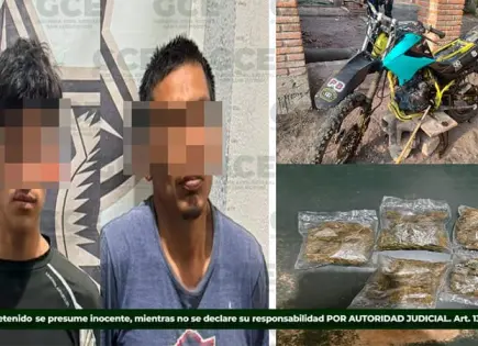 Capturan dos sujetos con "mota" en Cd. Fernández