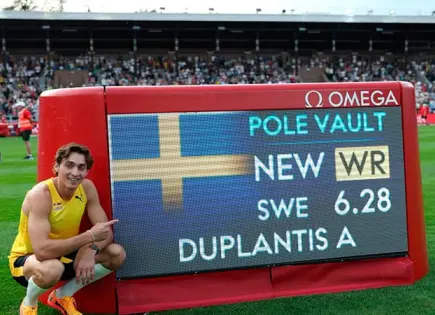 Duplantis fija nueva marca