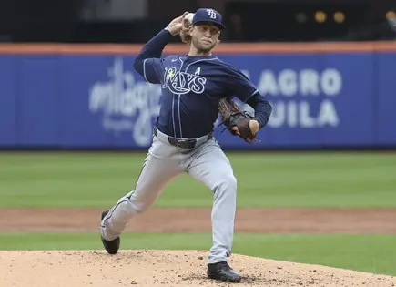 Los Rays blanquean a Mets de Nueva York
